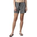 Enamor Drawstring Mid Thigh Length Mid Rise Basic Shorts - Relaxed Fit, Super Soft Cotton - E062