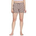 Enamor Drawstring Mid Thigh Length Mid Rise Basic Shorts - Relaxed Fit, Super Soft Cotton - E062
