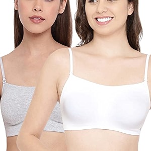 Enamor Moulded Double Layer Front Womens Cotton