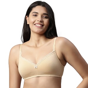 Enamor Smoothening Womens Cotton Everyday Balconette T-Shirt