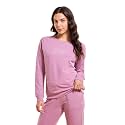 Enamor Women Cotton Blend Full Sleeve Round Neck Regular Length Slip On Sweatshirt-Graphic Print,Relaxed Fit-E079