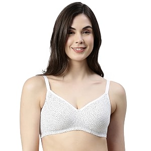 enamor innovations fabcool encircled side support shaper non padded wirefree high coverage women39s cotton everyday bra - a042 available in plus sizes