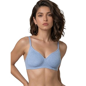 enamor innovations fabcool encircled side support shaper non padded wirefree high coverage women39s cotton everyday bra - a042 available in plus sizes