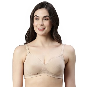 enamor innovations fabcool encircled side support shaper non padded wirefree high coverage women39s cotton everyday bra - a042 available in plus sizes