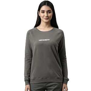 enamor women cotton blend full sleeve round neck regular length slip on sweatshirt-graphic printrelaxed fit-e079
