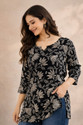 ENAREZI Women Printed Straight Kurta