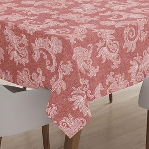 encasa xo dining table cloth 4 seater chambray cotton table cover