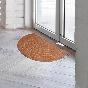 Encasa XO Half Round Coir Door Mat