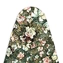 Encasa XO Ironing Board Cover, 4mm Thick Felt Pad, Heat Resistant Green