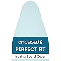 Encasa XO Ironing Board Cover and Pad 49"x18" Wide, Scorch Resistant