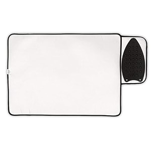 encasa xo ironing mat pad 5mm foam padding silicone iron rest silver