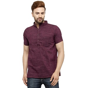 Enchanted Drapes Mens Cotton Regular Kurta