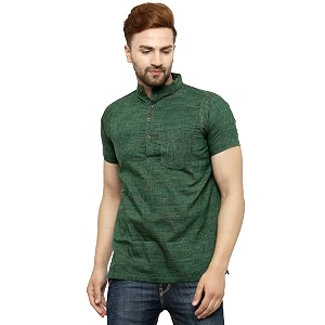 Enchanted Drapes Mens Cotton Regular Kurta