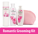 Enchanteur Romantic Body Lotion, Shower Gel, & Talcum Powder For Women With Travel Pack Combo Set (Set of 3)