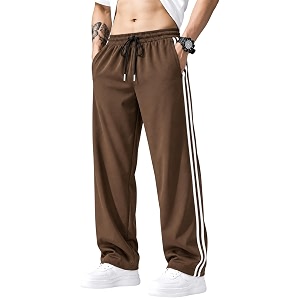 ENDEAVOUR WEAR Mens Baggy Striped Relaxed Oversized