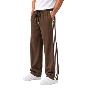 ENDEAVOUR WEAR Mens Baggy Striped Relaxed Oversized