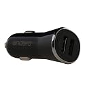 2.4A Dual USB for Car Charger, Tablets, Black