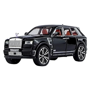 endevi124 scale exclusive alloy metal pull back die-cast car model with sound light mini auto toy for kids metal model toy car with sound and light 124 rolls roys masory-black