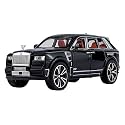 endevi1:24 Scale Exclusive Alloy Metal Pull Back Die-cast Car Model with Sound Light Mini Auto Toy for Kids Metal Model Toy Car with Sound and Light (1.24 Rolls ROYS MASORY-Black)