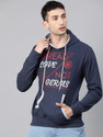 ENDGAME Printed Hooded Neck Casual Men Blue Sweater