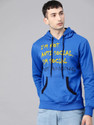 ENDGAME Printed Hooded Neck Casual Men Blue Sweater