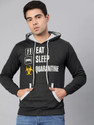 ENDGAME Printed Hooded Neck Casual Men Black Sweater