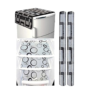 fridge cover for top 21 x 39 inches 2 handle cover 3 piece fridge mats black box 32