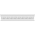 Endurathane Bedford Crosshead w/Egg &amp; Dart Trim, 134" Bottom Width x 135 1/8" Top Width x 3 1/2"H x 7/8"P, Factory Primed