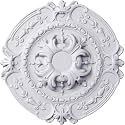 Endurathane Southampton Ceiling Medallion, 16 3/8"OD x 1 3/4"P (Fits Canopies up to 2 3/4"), Factory Primed