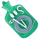 Enema Bag Kit with 5ft Hose Coffee Enemas at Home Water Shower Douche Colon Detox Cleanse Kit with Enema Tubing, Enema Tips, Clamp and Hook (Green, 2 L)