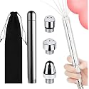 Metal Shower Cleaner Enema Douche System, 3 Shower Heads,Handheld Water Shower Nozzle Anal Rinse Vaginal Cleaning Kit Cleaner Attachment for Men Women(Aluminum)