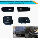 ENEMYT A4 2 Way Switches Combo Starter Horn Dip With Passing, Indicator With Parking Bike Electric Regulator