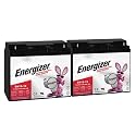Energizer EN18-12 - 2 Pack - 12 Volt 18 Amp Hr, Long Lasting Sealed Lead Acid AGM Rechargeable Battery Ideal for Use in Wheelchairs, Electric Scooters, Generators, Backup Power, and More