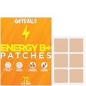 Energy Patch for Adults Men Women Topical Daily Wellness Awake B12 Patches Sustained Natural Ingredients Boost Time-Released Formula Long-Lasting Skin Travel Friendly 72 Pack