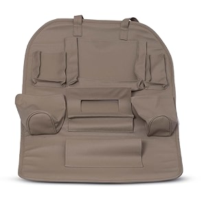 car backseat organizer - beige pack of 1 - multi-pocket storage for travel essentials kids toys snacks vehicle seat protector amp organizer keep your car neat amp tidy - ideal for family trips