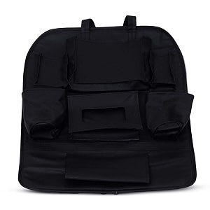 car backseat organizer - black pack of 1 - multi-pocket storage for travel essentials kids toys snacks vehicle seat protector amp organizer keep your car neat amp tidy - ideal for family trips
