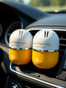 Enew Lemon Blast Car Freshener Diffuser Set RefreshDrive Twist-Activated Car Gel Air Freshener - Lemon Blast