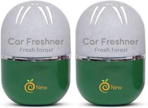 enew fresh forest car freshener diffuser set refreshdrive twist-activated car gel air freshener - fresh forest 2 x 100 ml
