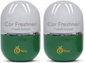 Enew Fresh Forest Car Freshener Diffuser Set RefreshDrive Twist-Activated Car Gel Air Freshener - Fresh Forest (2 x 100 ml)
