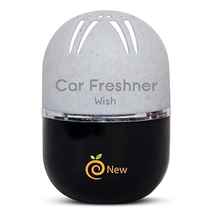 refreshdrive twist-activated car gel air freshener - wish scent - pack 1 long-lasting fragrance up to 30 days auto scent diffuser with easy on-off odor eliminator for car interior