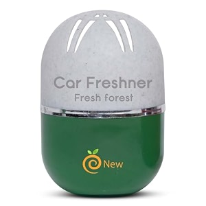 refreshdrive twist-activated car gel air freshener - fresh forest - pack 1 long-lasting fragrance up to 30 days auto scent diffuser with easy on-offodor eliminator for car interior