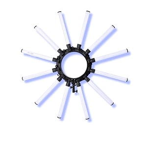 photographic lighting dimmable 3200-5600k 6 tubes led photography star light lamp for camera photo studio phone shooting youtube makeup