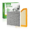 Engine+Cabin Air Filter Fit for 2010-2017 Equinox, 2010-2017 Terrain