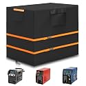 Engine Driven Welder Cover Heavy Duty Black Protector Durable Welder Cover for Engine Driven Welders Outdoors Heavy Duty Weld Equipment Cover Weather Resistant Protection