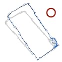Engine Oil Pan Gasket w/Pump Set Compatible with Chevy GMC Cadillac Vehicle