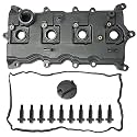 Engine Valve Cover with Gasket, Bolts, PCV Valve &amp; Oil Cap Compatible with 2007-2013 Nissan Altima Sentra SE-R 2.5L Replace# 13264-JA00A 13270-JA00A