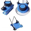 Engineering Mini Drafter for Drawing Architect with Cover & 4 Drawing Clips, Ideal for Drawing Technical, Engineering Tool with Protective Cover Tool for Student and Professional (Blue) (4)