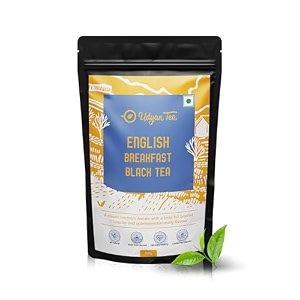 udyan tea english breakfast black tea - 100g 50 cups  natural loose leaf tea  full-bodied amp malty  freshly sourced from assam