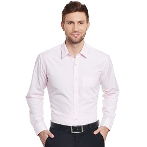 English Navy Mens Slim Fit Formal Shirt