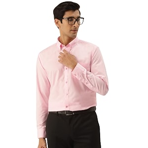 English Navy Men Dress Shirt